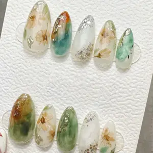 Woodland Fairy Floral Press On Nails 2