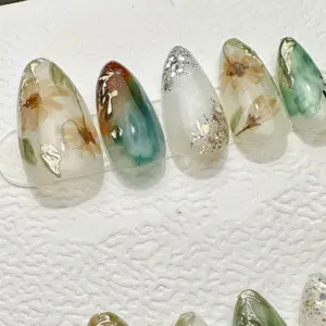 Woodland Fairy Floral Press On Nails 3