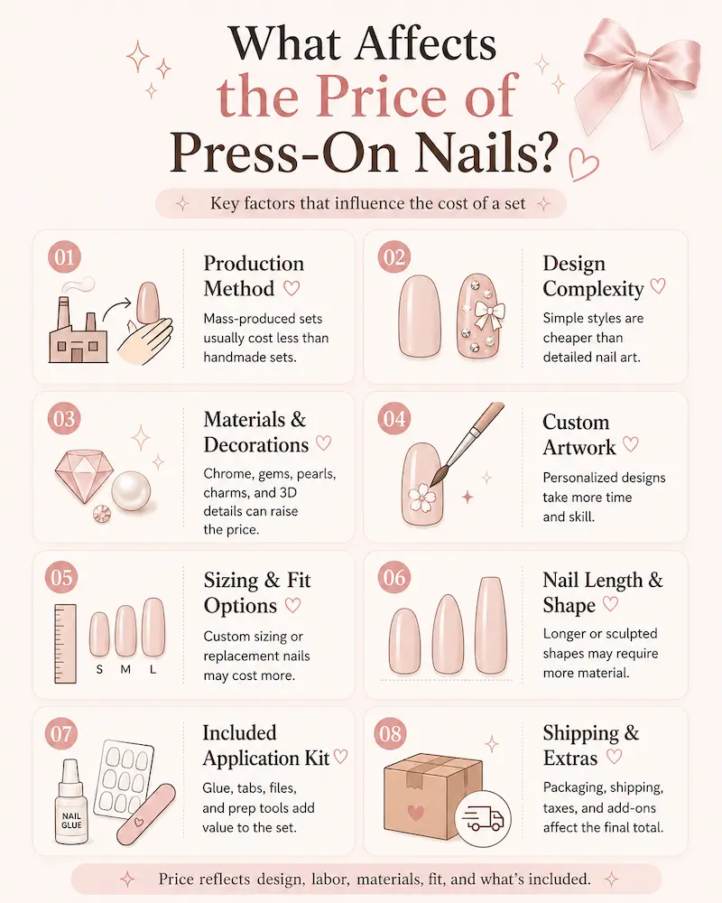 What Affects the Price of Press-On Nails?