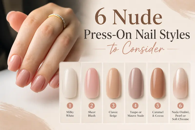 6 Nude Press-On Nail Styles to Consider