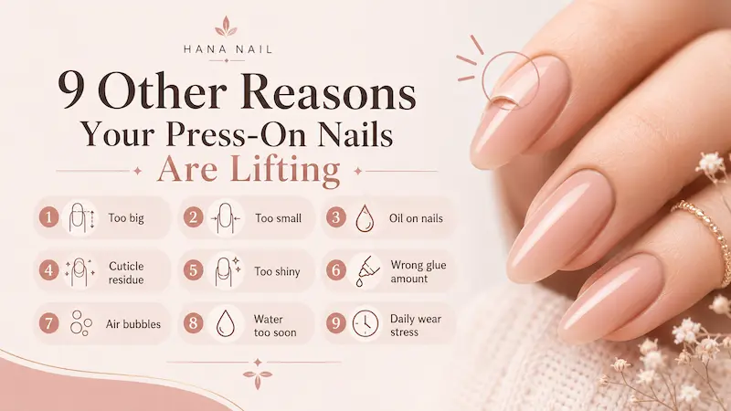 9 Other Reasons Your Press-On Nails Are Lifting