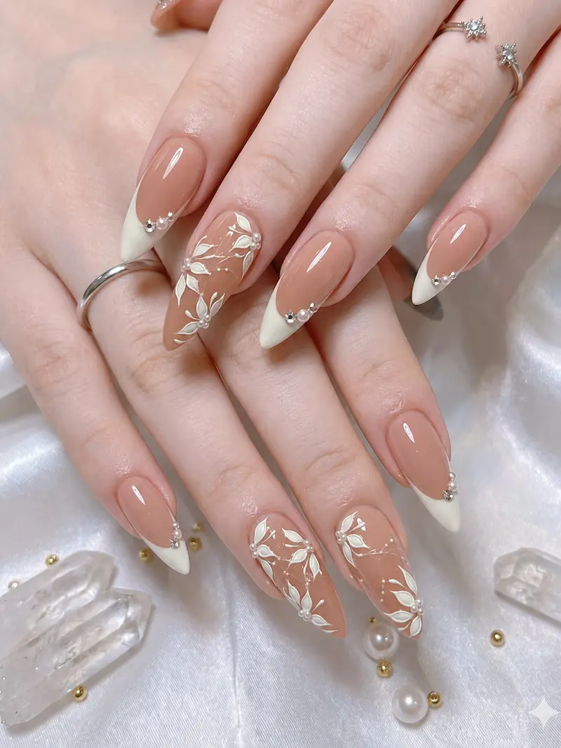 A Classic First Set: Elegant Floral French