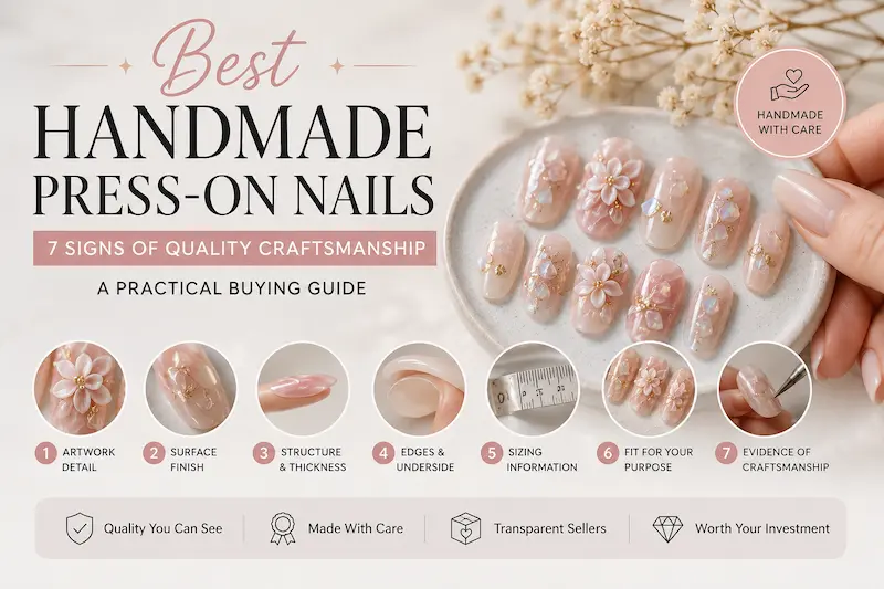 What Makes Handmade Press-On Nails High Quality?