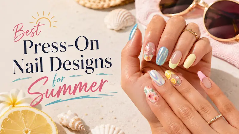 Best Press-On Nail Designs for Summer: Ideas by Color, Occasion & Vacation Style