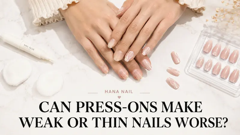 Can Press-Ons Make Weak or Thin Nails Worse?