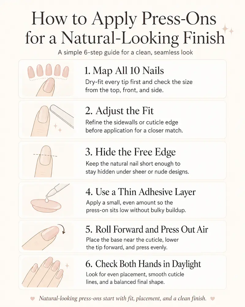 How to Apply Press-Ons for a Natural-Looking Finish