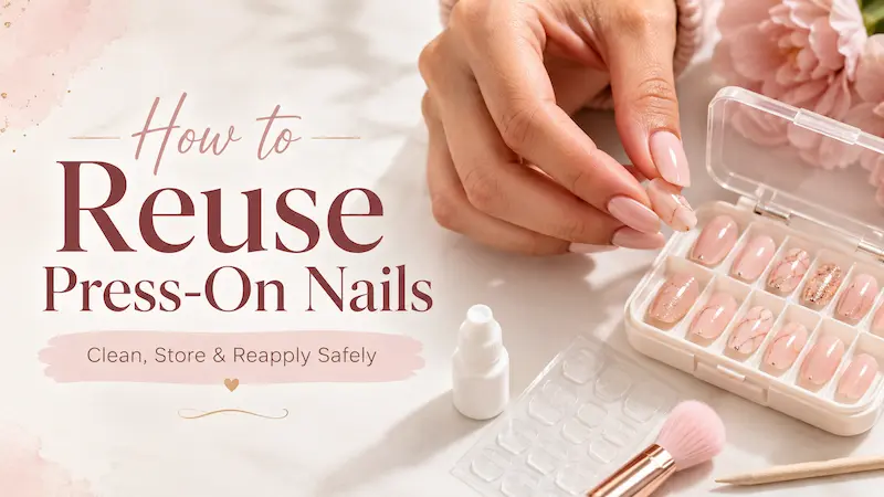 How to Reuse Press-On Nails Safely: Clean, Store & Reapply