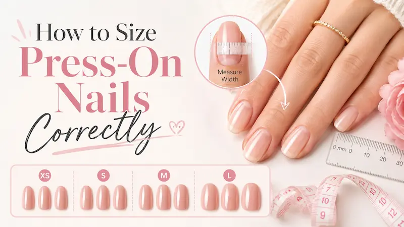 How to Size Press-On Nails Correctly: Measure, Match & Find Your Perfect Fit