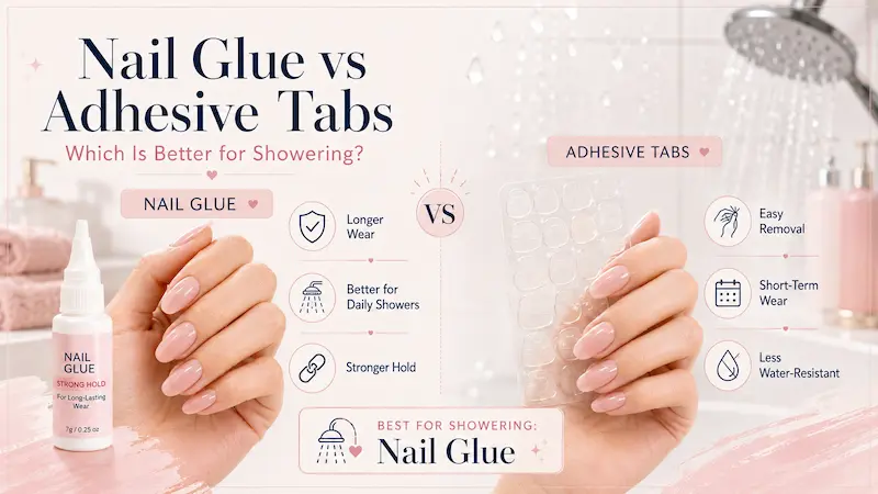 Nail Glue vs Adhesive Tabs: Which Is Better for Showering?