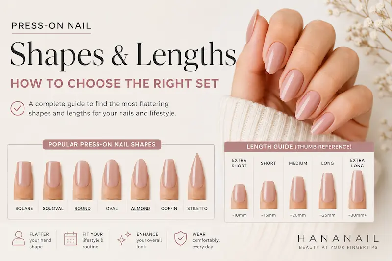 Press-On Nail Shapes and Lengths: How to Choose the Right Set