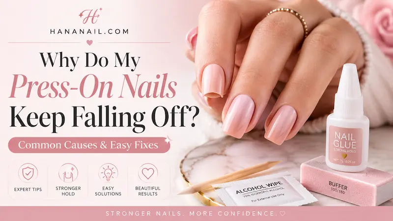 Why Do My Press-On Nails Keep Falling Off? 11 Causes & Fixes